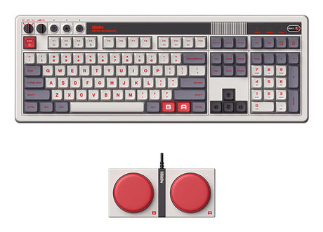 8BitDo Retro 108 Mechanical Keyboard N Edition – Tastatur og dobbelte ekstraknapper