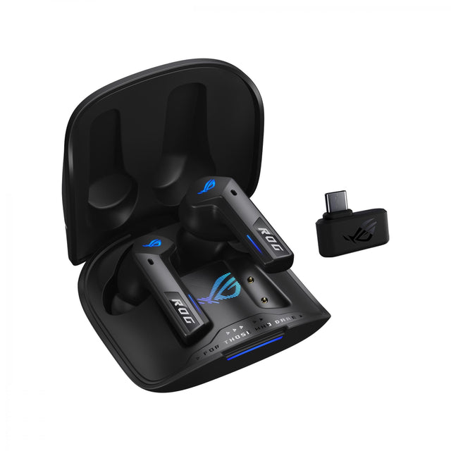ASUS ROG Cetra True Wireless SpeedNova Headphones, 2.4 GHz & Bluetooth 5.3 - Black Asus