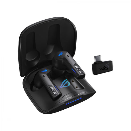 ASUS ROG Cetra True Wireless SpeedNova Headphones, 2.4 GHz & Bluetooth 5.3 - Black Asus