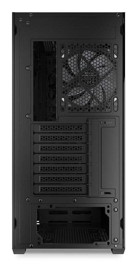 Sharkoon AK4W RGB Strip Black Mesh Front Tempered Glass ARGB Strip 4x 120mm Fans USB-C BTF ATX Gaming PC Case Sharkoon