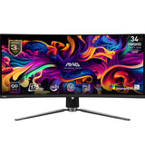 MSI MAG 341CQPDE QD-OLED – skærm – Sort