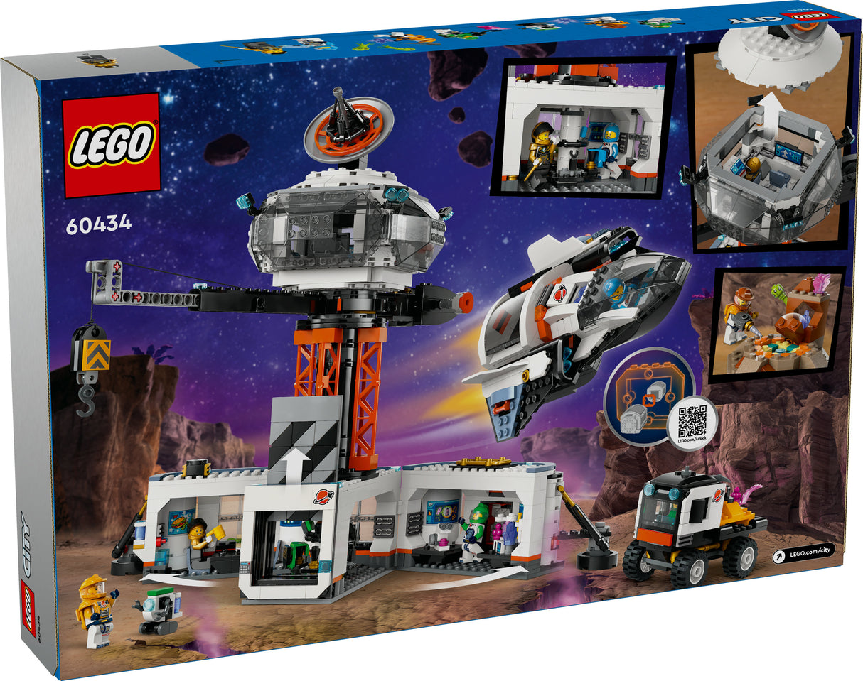 LEGO 60434 City space base with launch pad, construction toy LEGO