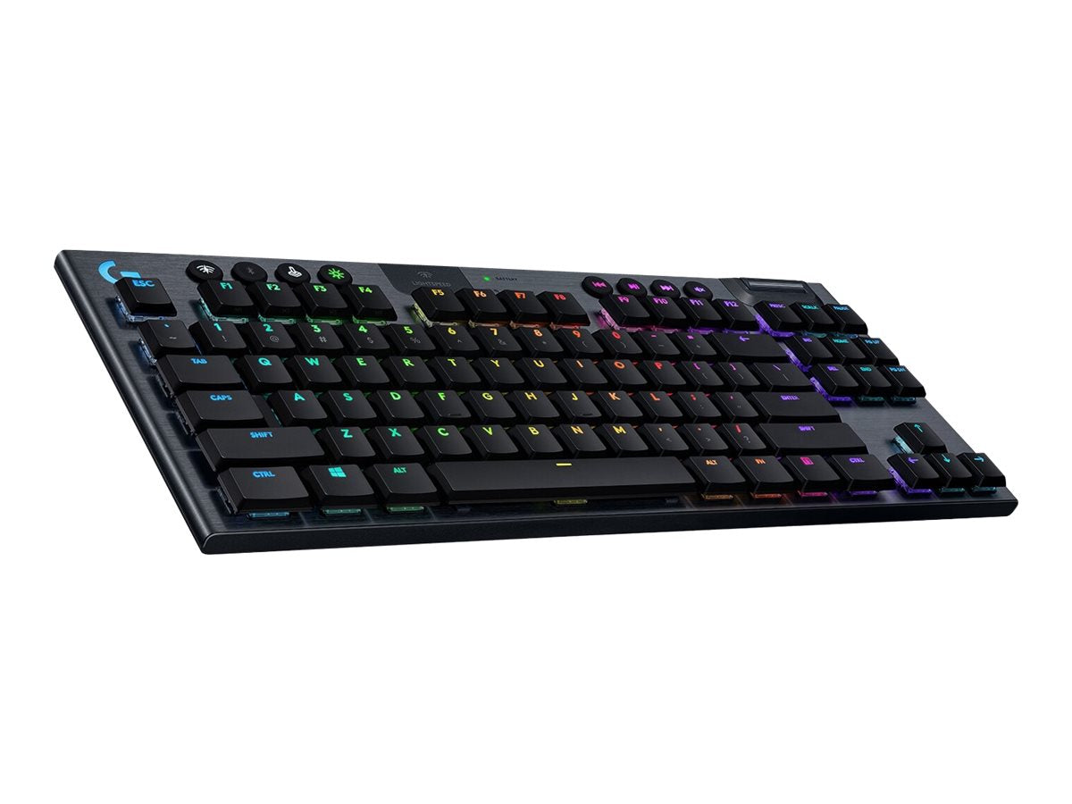 Logitech G915 TKL Tenkeyless LIGHTSPEED Wireless RGB Mechanische Gaming-Tastatur Mechanisch LIGHTSYNC Wireless Nordic