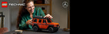 LEGO Technic 42177 Mercedes-Benz G 500 – producentillustration af byggeprojekt