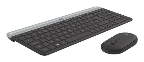 Logitech - Slim Wireless Keyboard and Mouse Combo MK470 NORDIC