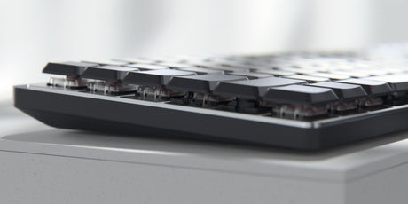 Logitech - MX Mechanical Mini for Mac Minimalist Wireless Illuminated Keyboard SPACE GREY - Nordic