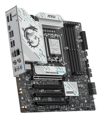 MSI B860M GAMING PLUS WIFI bundkort - LGA1851, micro-ATX - visning 4