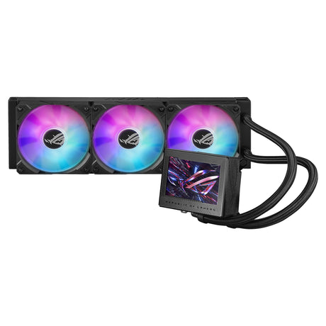 ASUS ROG RYUJIN III 360 ARBG AiO Water Cooler w. 3.5" LCD, 3x120mm ROG ARGB MD Fans 2200 (AM5 comp.) ASUS