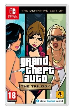 Grand Theft Auto The Trilogy – The Definitive Edition (Code in Box) – omslag til Nintendo Switch
