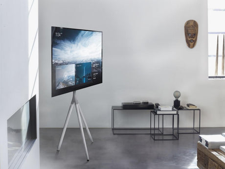 One for All TV Stand Full Metal Tripod Titanium white WM 7462 OneforAll