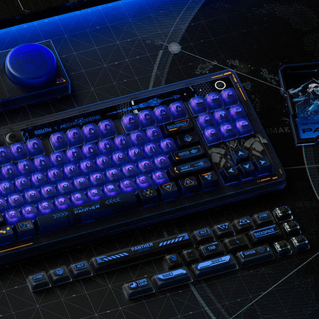 8BitDo Retro 87 Mecha Break – mekanisk tastatur, engelsk – Tastatur og Super Buttons i opsætning