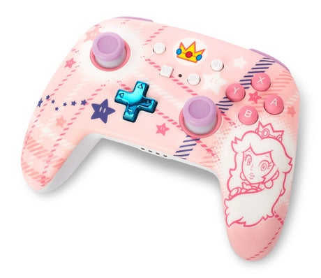 PowerA Enhanced Wireless Controller – Princess Peach Plaid – Switch – produktbillede 11