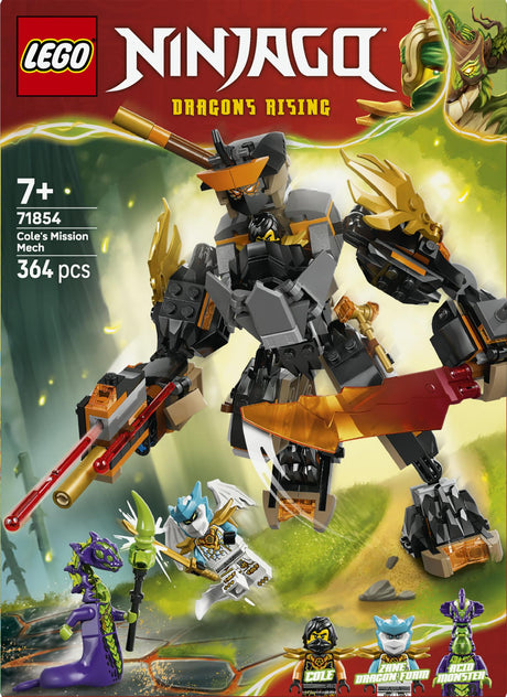 LEGO - Ninjago - Cole's Mission Mech & Dragon Zane (71854) LEGO