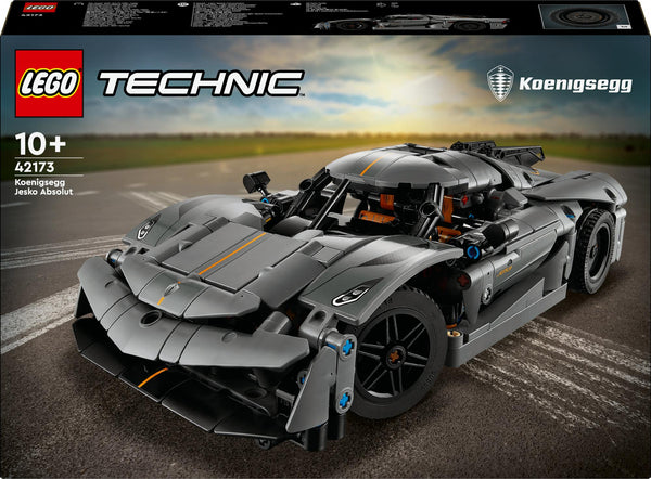 LEGO Technic 42173 Koenigsegg Jesko Absolute Supersportwagen in Grau