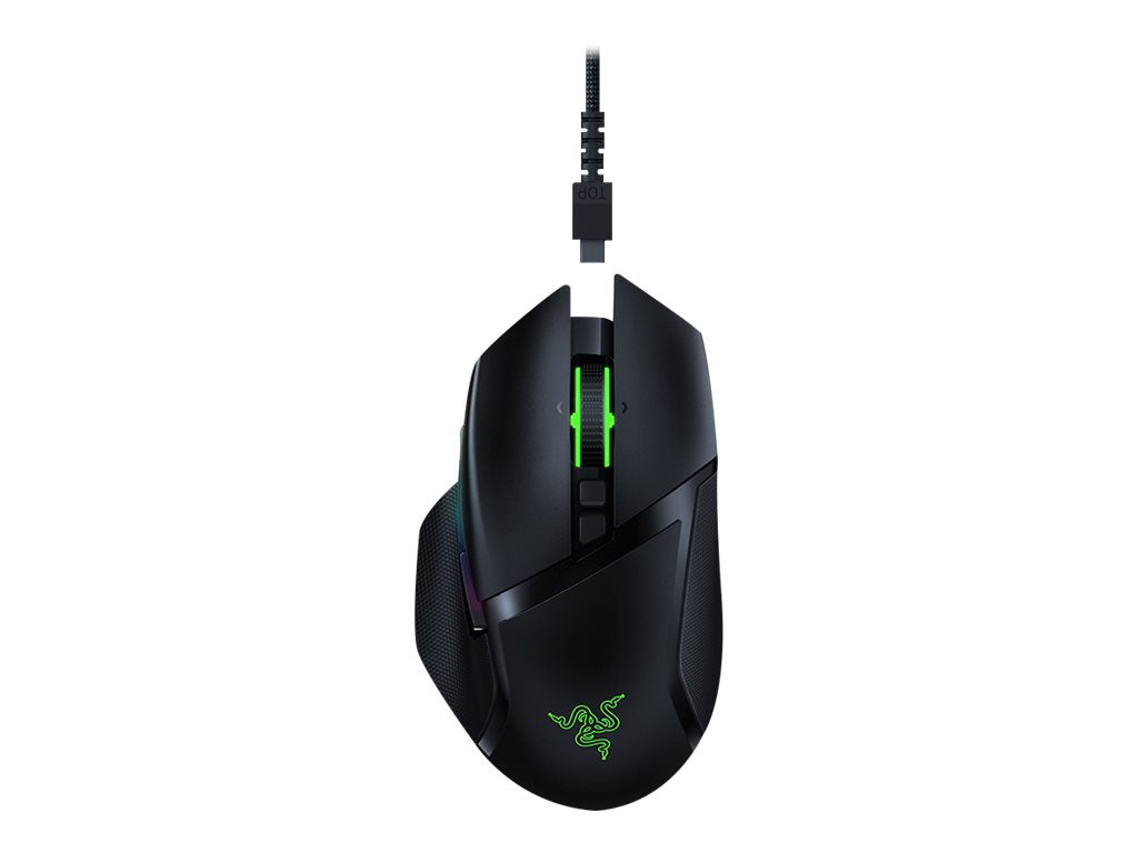 Razer Basilisk Ultimate optisches kabelloses Kabel schwarz 