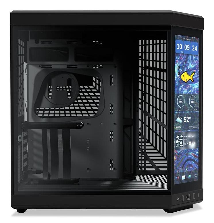 HYTE Y70 TOUCH INFINITE CASE, 14.9 [PITCH BLACK]