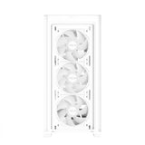 ASUS A21 PLUS mATX Case with 4 Pre-installed ARGB Fans, BTF support - White ASUS