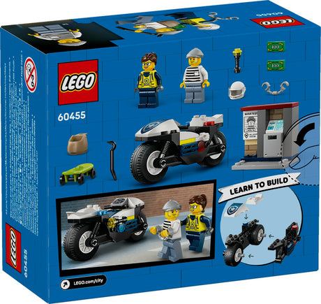 LEGO 60455 City Police Motorcycle Chase LEGO
