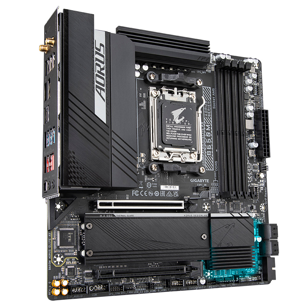 GIGABYTE B650M AORUS ELITE AX, motherboard (black) - AM5 GigaByte