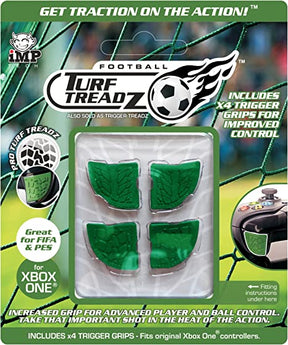 iMP Tech Turf Treadz – 4 triggergreb til Xbox One – grøn – produktfoto