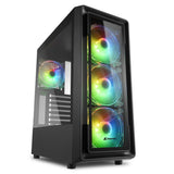 Sharkoon TK4 RGB, tower case (black, tempered glass) Sharkoon