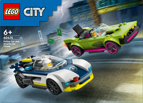 LEGO 60415 City Police Car and Muscle Car Chase, construction toy LEGO