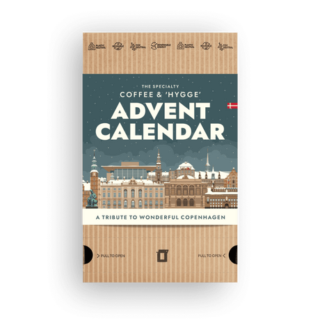 The Brew Company København kaffejulekalender 2026 – 25 bryggere – kalenderens lukkede emballage