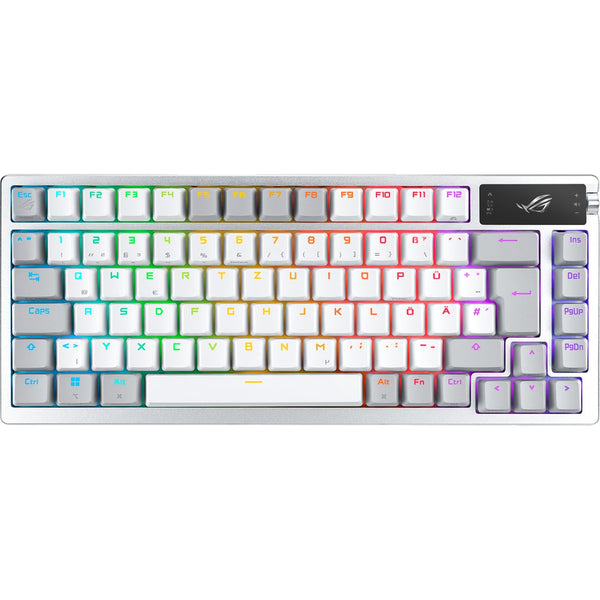 ASUS ROG Azoth – tastatur – Tysk layout – Hvid