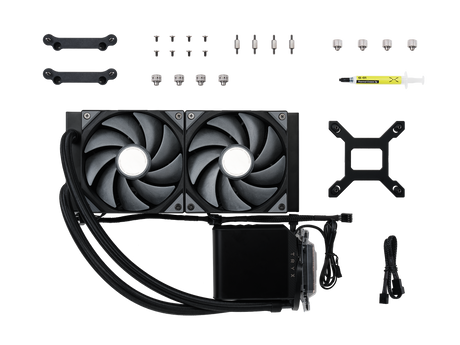 TRYX PANORAMA 240mm AIO Liquid Cooler Sort TRYX