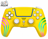 Deep Explorer Wave Yellow – gul controller til PS5 – forside