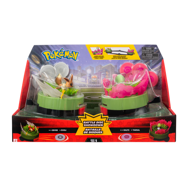 Pokémon Battle Disc Showdown – Eevee vs. Ralts