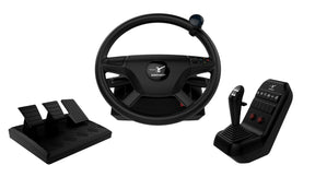 Aerosoft Truck & Bus Wheel System – rat, gearskifte og pedaler til PC – produktbillede 1