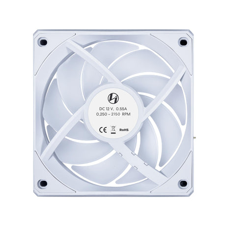 Lian Li UNI FAN CL Wireless Fan, 3-Pack - 120mm, White Lian Li
