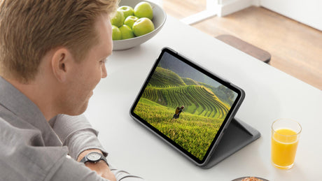 Logitech - Folio Touch for iPad Air (4th generation) - OXFORD GREY - Nordic