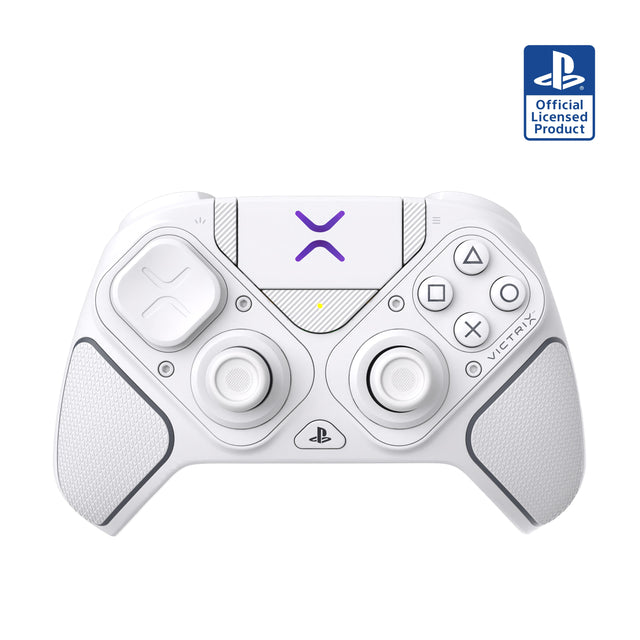 Turtle Beach Victrix Pro BFG Reloaded – PS/PC, hvid – Hvid PlayStation-controller forfra