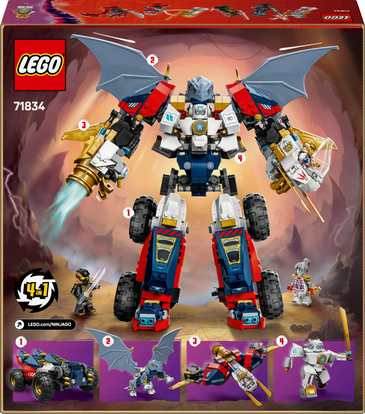 LEGO 71834 Ninjago Zane's Ultra Combo Mech LEGO