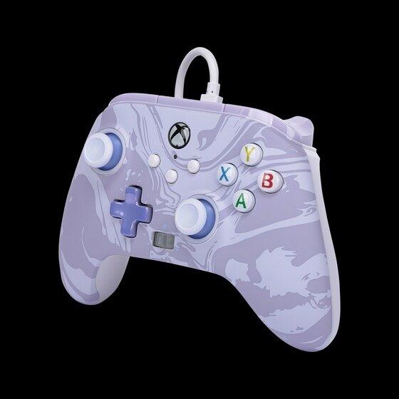 PowerA Enhanced Kablet Controller - Xbox Series X/S - Lavender Swirl