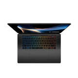 MSI Stealth 16 AI+ B3WGX-015FR – bagside af skærm og kabinet