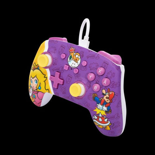 PowerA Enhanced Wired Controller – Princess Peach Battle – Switch – produktbillede 5