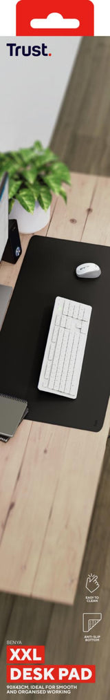 TRUST BENYA XXL DESK PAD - BLACK TRUST