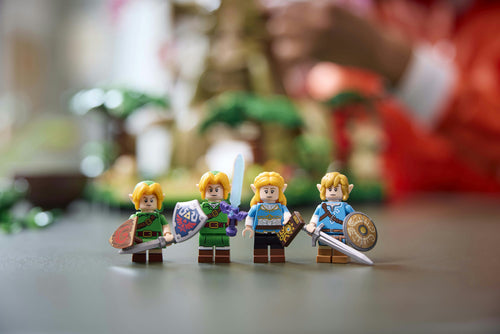 LEGO The Legend of Zelda 77092 – Deku-træet 2-i-1 – sættets fire minifigurer