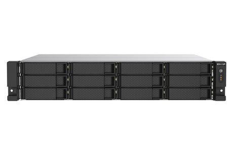 QNAP TS-1273AU-RP-8G – front med 12 drevbåse