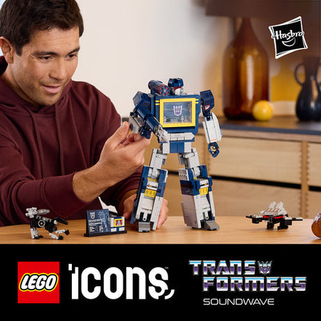 LEGO 10358 Icons Transformers: Soundwave Lego