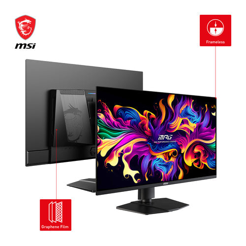 MSI MPG 321URXDE QD-OLED – skærm – Sort