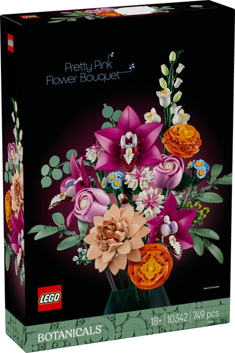 LEGO 10342 Botanicals Beautiful Pink Bouquet LEGO