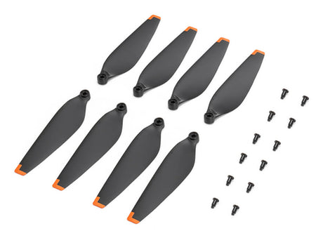 DJI Mini 3 / Lito-propeller – 2 par med skruer – Propeller og skruer vist fra siden
