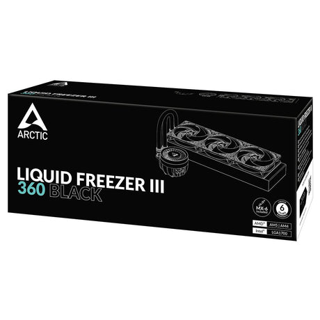 Arctic Cooling Liquid Freezer III 360 - Sort Arctic Cooling