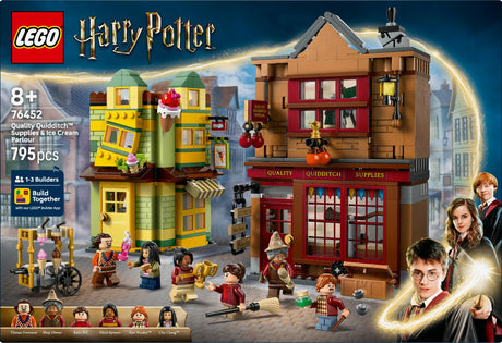 LEGO 76452 Harry Potter Quality Quidditch and Fortescue's Ice Cream Parlor LEGO