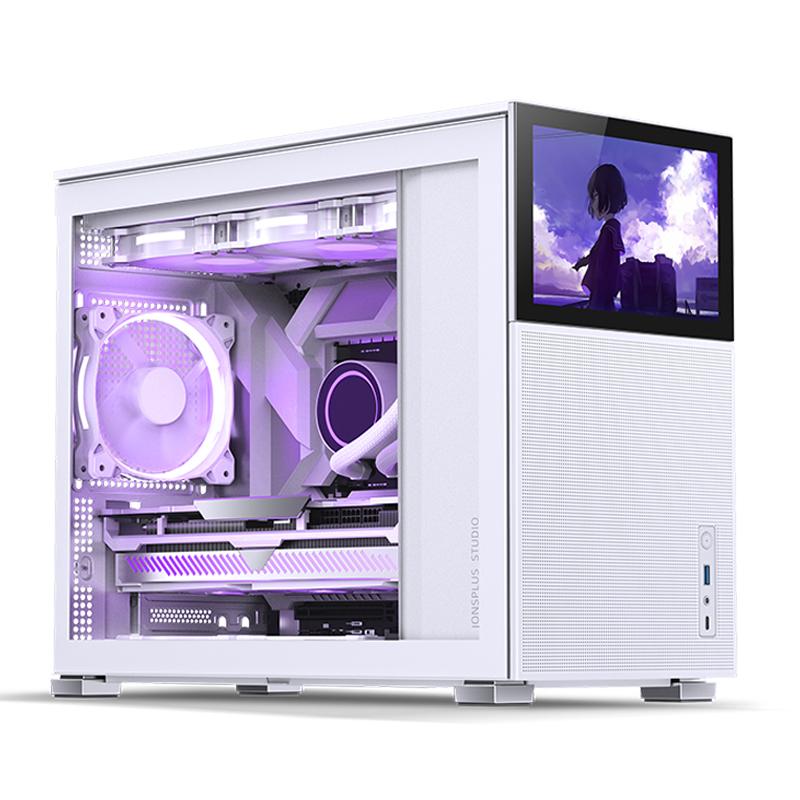 Jonsbo D31 MESH Screen mATX Case, Tempered Glass - Hvid