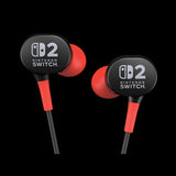 PowerA Wired Earbuds for Nintendo Switch 2- Black - billede 3